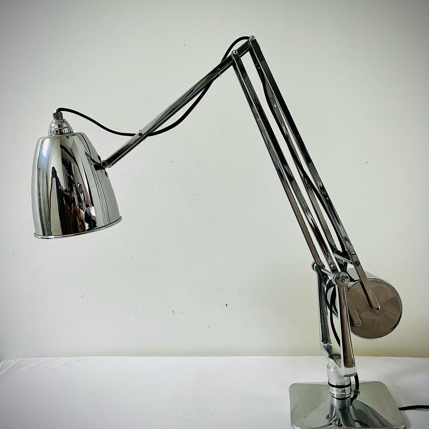 Chrome Giso Gispen "Rooney" desk lamp / Anglepoise