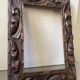 Antique handcarved frame   solid wood 30 cm x 22.5 cm
