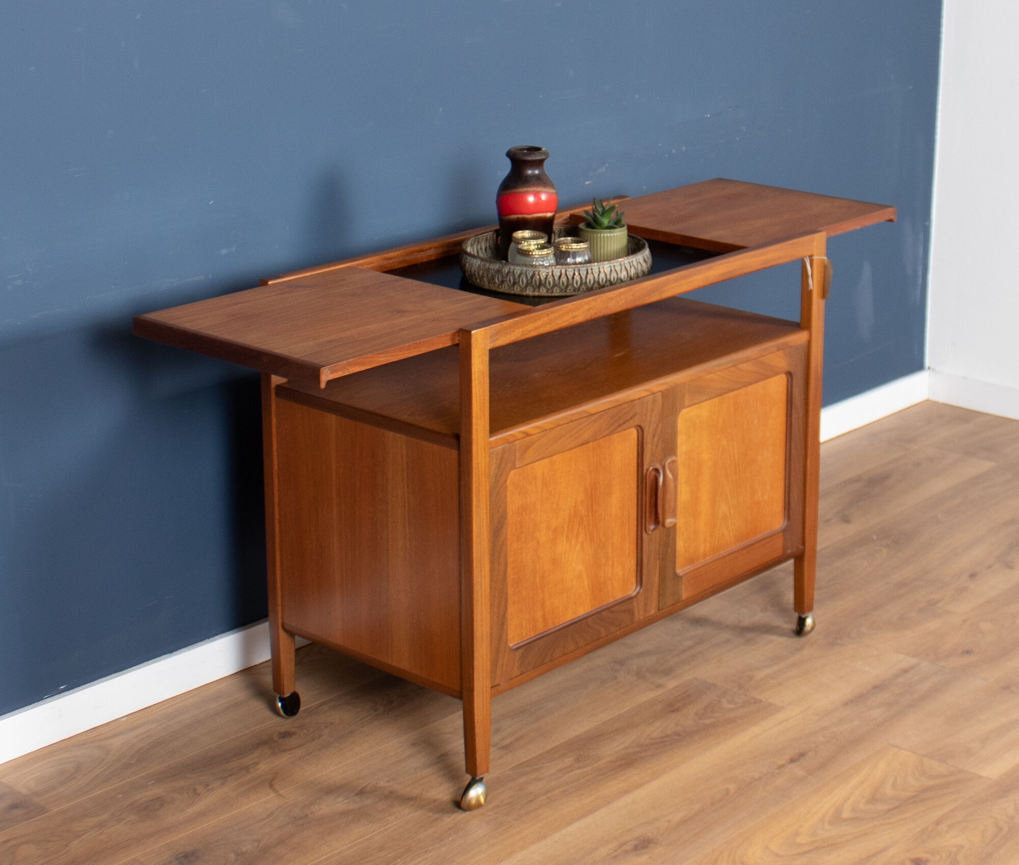 1960s Retro Teak G Plan Fresco Drinks Trolley By Victor Wilkins