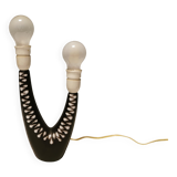 Table lamp with two light sources in the Burgundia series No. 977 for Søholm Ceramics Denmark