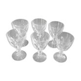 6 glasses Cristal D'Arques Rambouillet