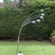 Vintage 5-branch floor lamp "Lily of the Valley", designed by Christian Koban.