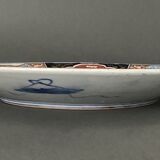 Large porcelain dish of Imari XIXth floral decoration