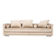 Sofa KOPENHAGA beige velour, Scandinavian design