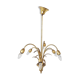 Brass pineapple chandelier, 1970s
