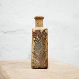 Old glazed terracotta bottle vase, Iran, XIX th