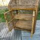 Large woven rattan shelf 🇮🇹 Vintage Italy 1970