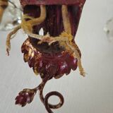 Wall sconce with pendants in Louis XV style