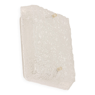 Small wall lamp in glass, Austria, 1960s