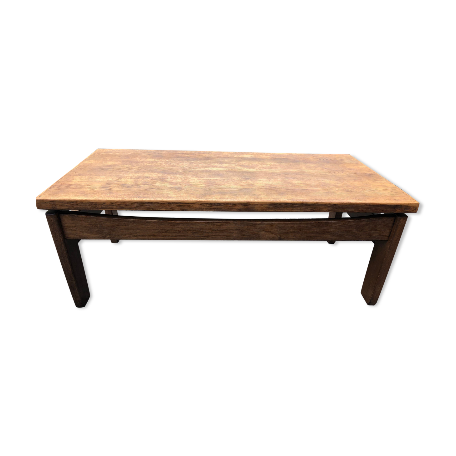Vintage wooden coffee table 60s