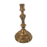 Old brass candlestick