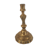 Old brass candlestick