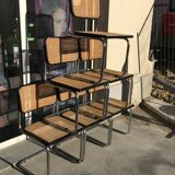 Suite of 6 chairs CESCA B32 by Marcel Breuer