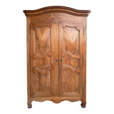 Louis XV marquetry wardrobe, 18th century period.