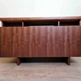 beautiful Scandinavian center desk in teak with a beautiful original patina circa 1960