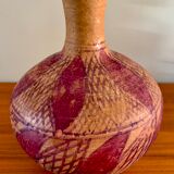 Berber vases in hand-painted terracotta period around 1920 / orientalist / ceramics