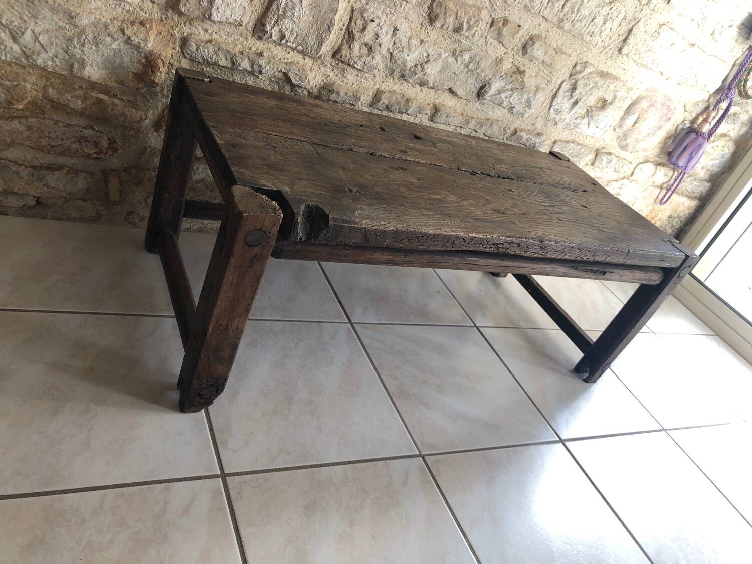 Rustic coffee table