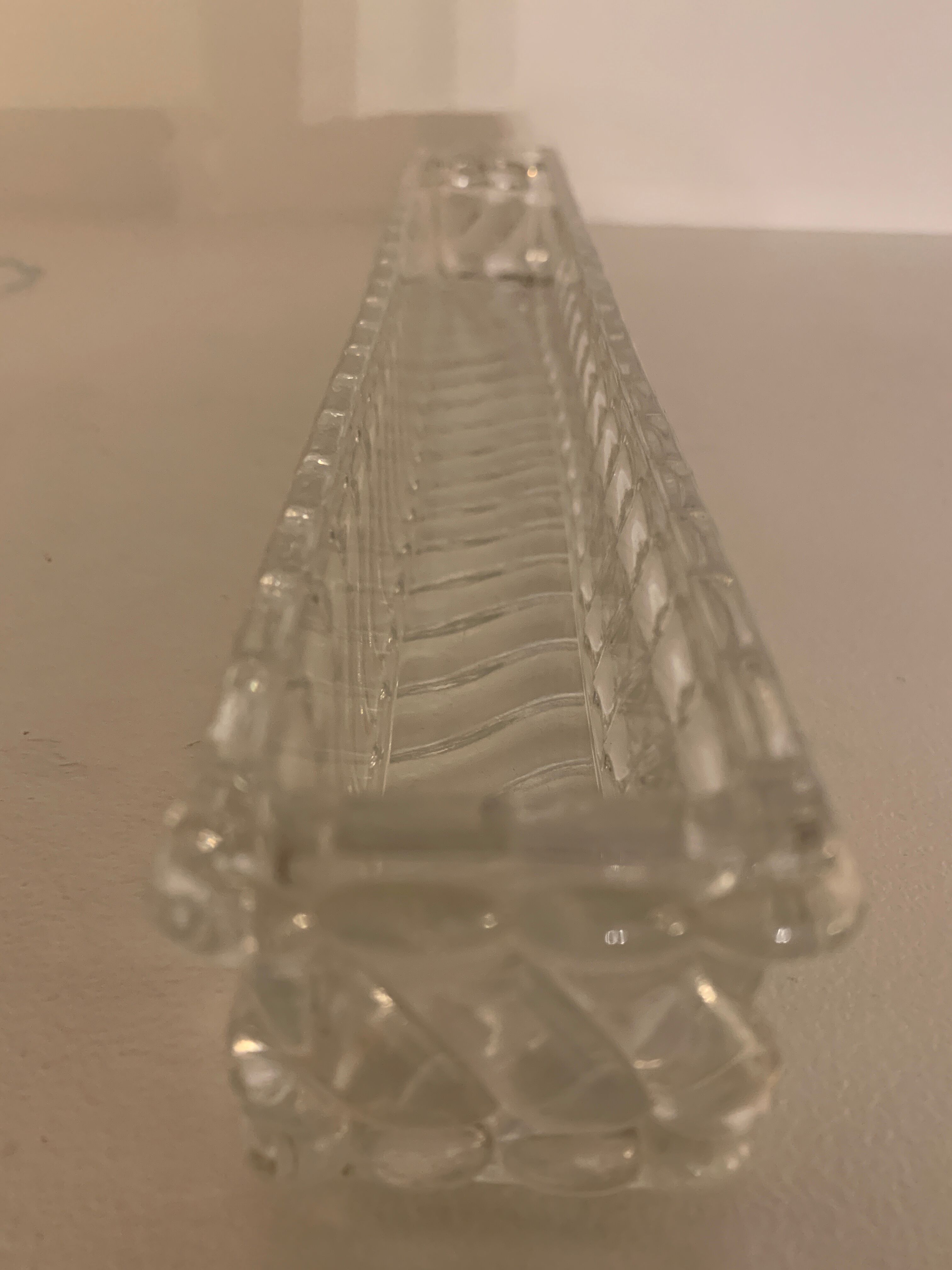 Baccarat crystal centerpiece, Bamboo model, 1900