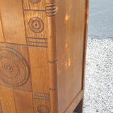 Oak art deco sideboard