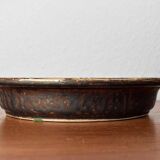 Danish pottery bowl in mid-century Lovemose style, 1960s.