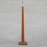 Art deco french oak floor lamp