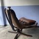 Vintage Scandinavian Falcon lounge chair by Sigurd Ressel, 1970.