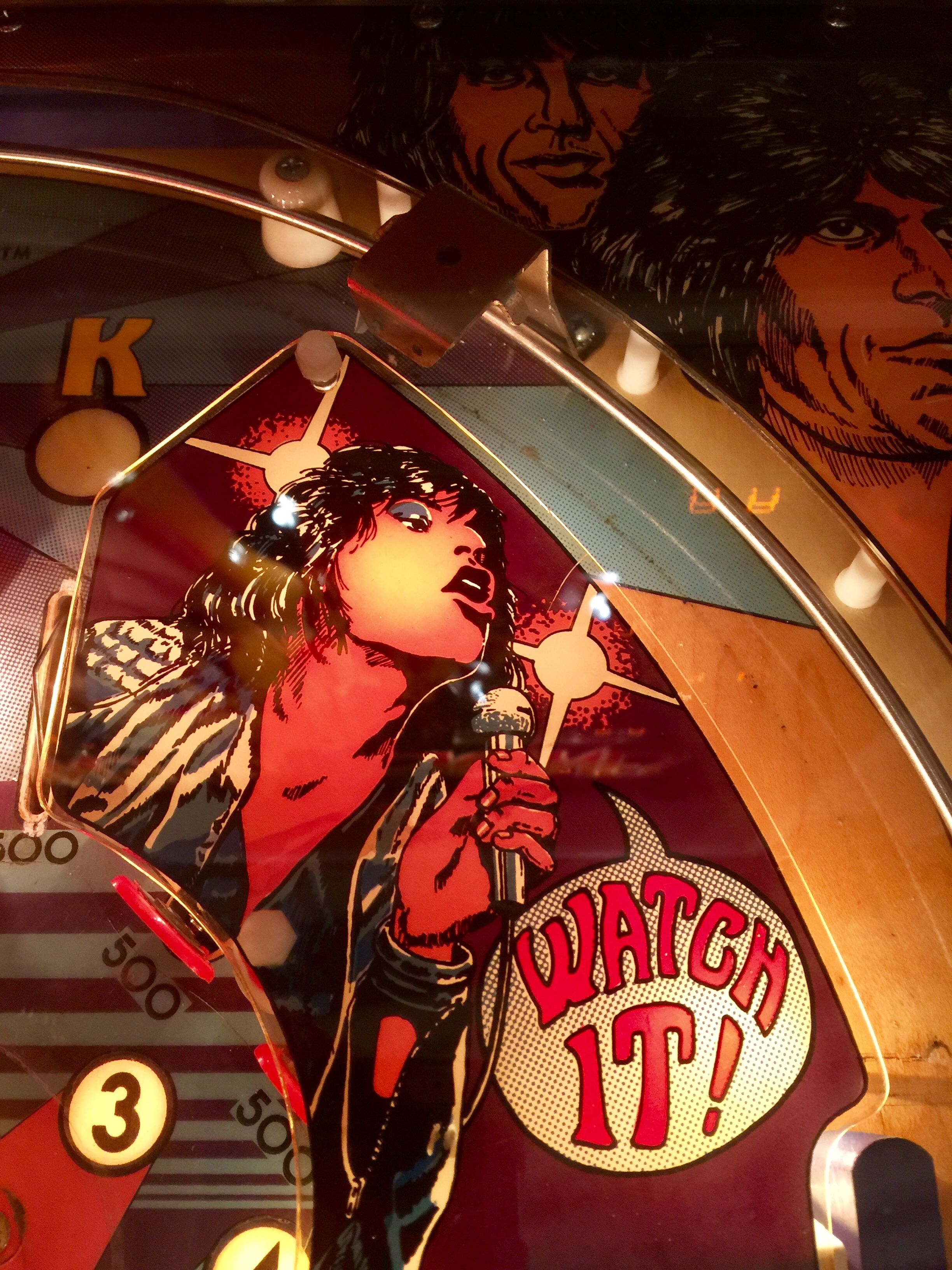 Rolling Stones Bally 1980 Pinball machine