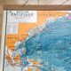 Pacific Ocean wall map