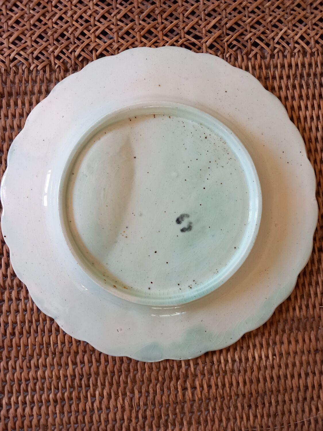 Plate asparagus slurry