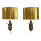 Pair of neoclassical wall sconces corn ear model Maison Charles Paris