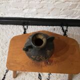 Ancien vase en terre cuite glaçuré