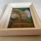 Mini painting of Bruges, Belgium, oil on wood panel.