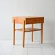 Vintage Scandinavian Oak Bedside Table, 1950s/60s