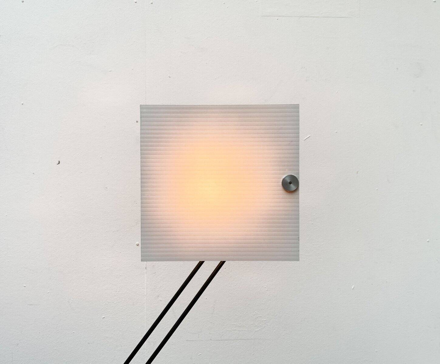 Postmodern table lamp W.O. by Sacha Ketoff for Aluminor, France, 1980s