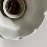 Pair of porcelain wall lights 1950 bathroom