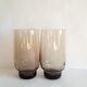 Duo of vintage 70s smoked glasses