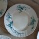 10 antique ironstone dinner plates