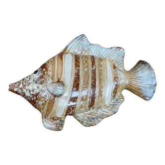 Wall-mounted ceramic fish