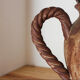 Pitcher, Vintage ceramic vase, stoneware, Braided Cove / Vallauris/ Made in France