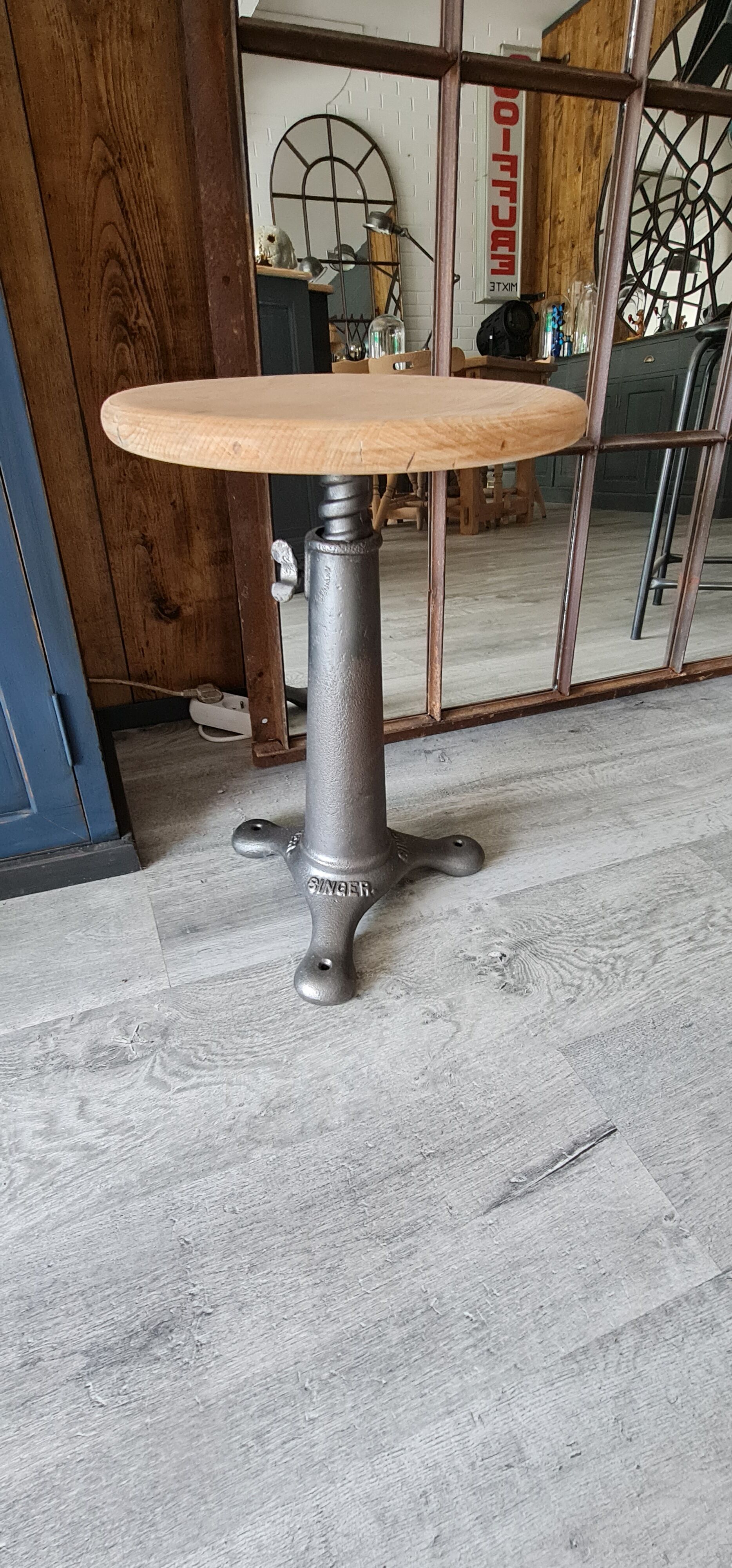Old singer seamstress stool