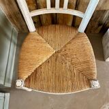 Old straw chair