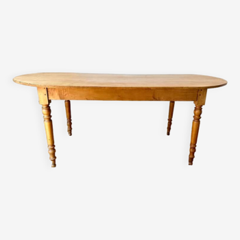 Table de ferme ovale