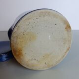 Blue ceramic pot signed Normand