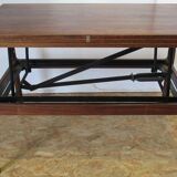 Table transformable system  rosewood