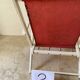 4 vintage garden chairs from the 70s with original floral fabric.