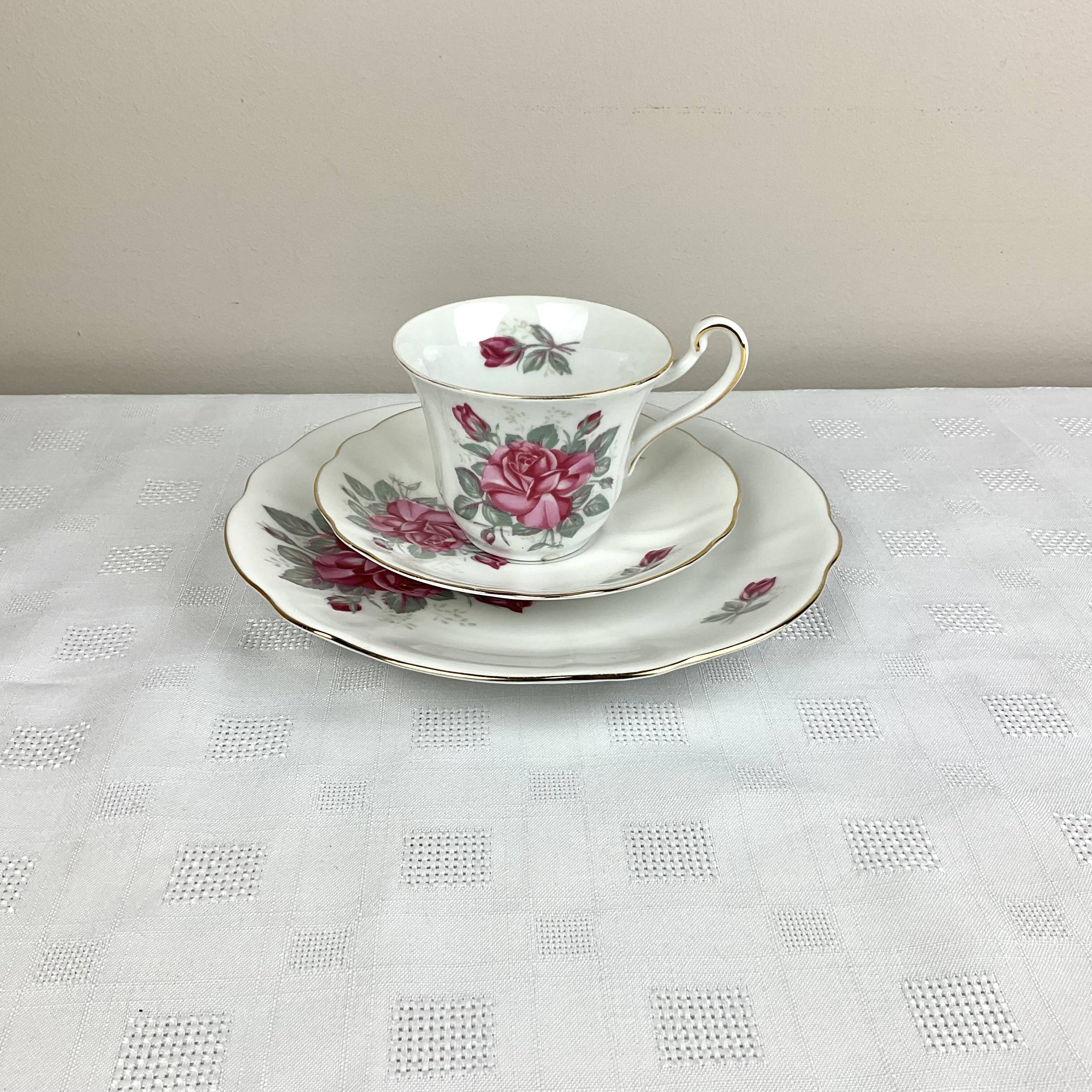 Trio coffee cup light pink - Rheinpfaltz Hartporzellan Germany