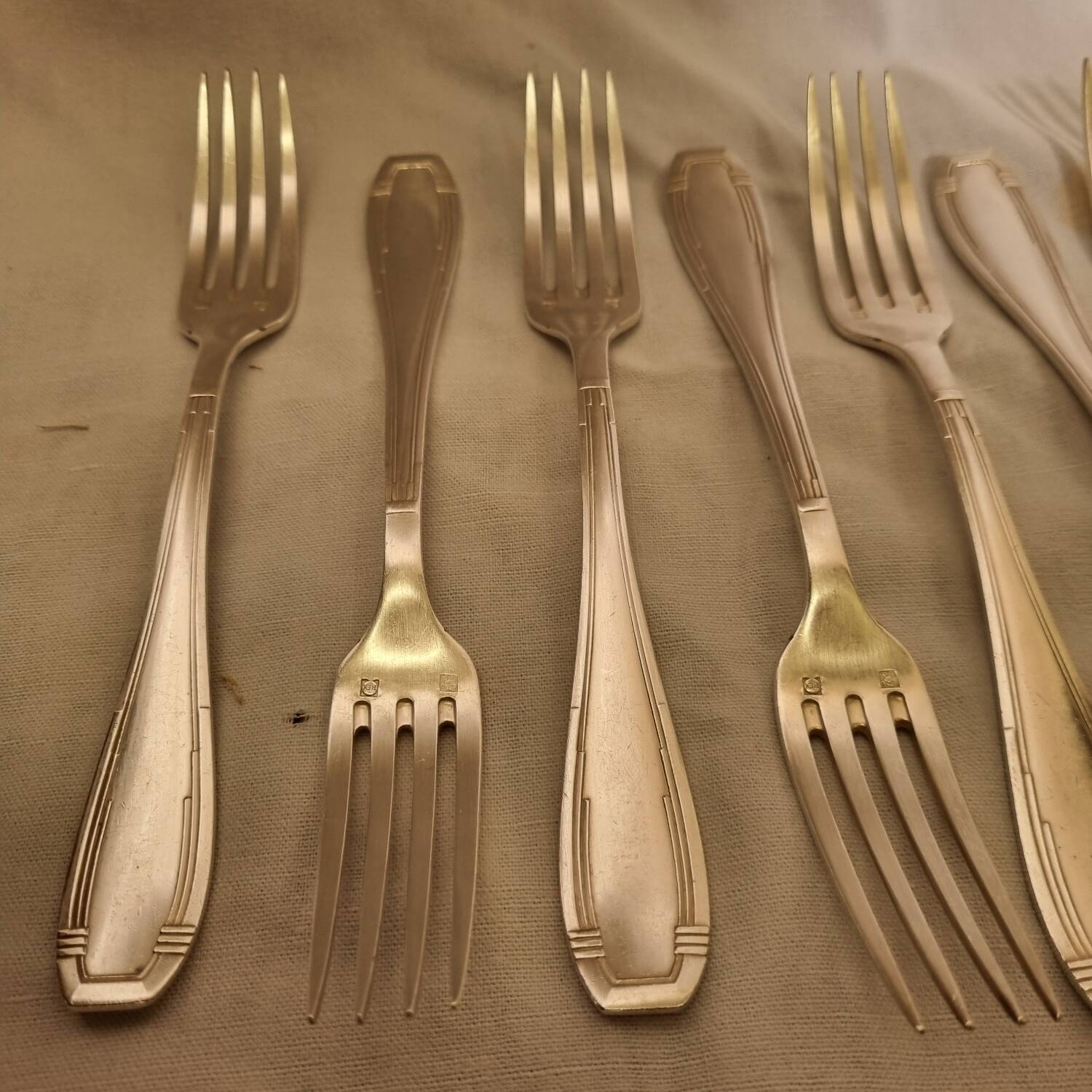 10 cake or cheese forks