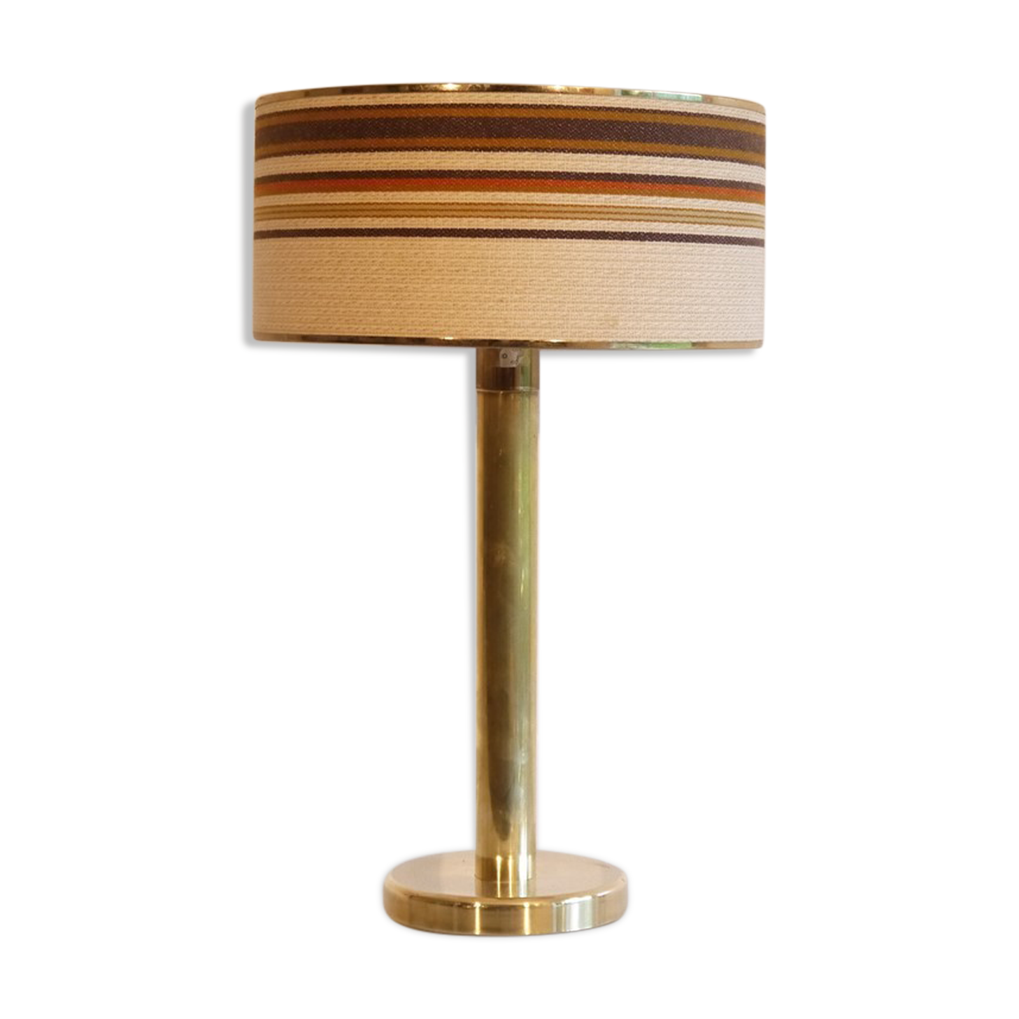 Scandinavian vintage brass lamp 1970