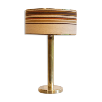 Lampe vintage scandinave en laiton 1970