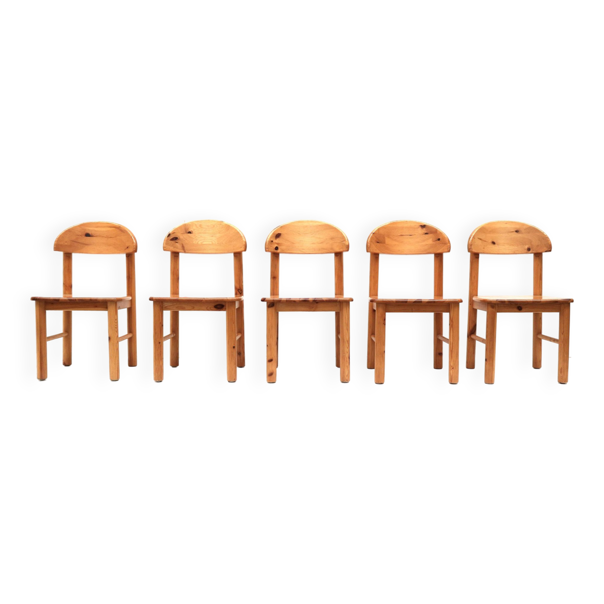 Set of 5 Rainer Daumiller chairs from the 1970s